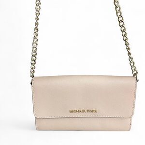 Michael Kors crossbody bag jet set collection light pink